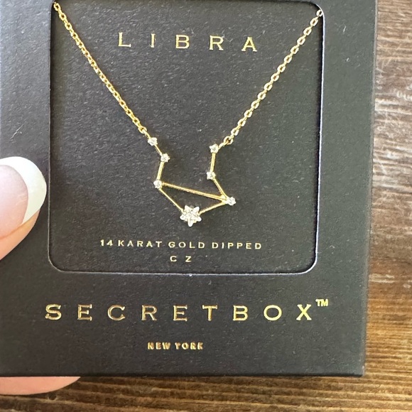 Libra SecretBox Gold Dipped Necklace - Picture 2 of 3